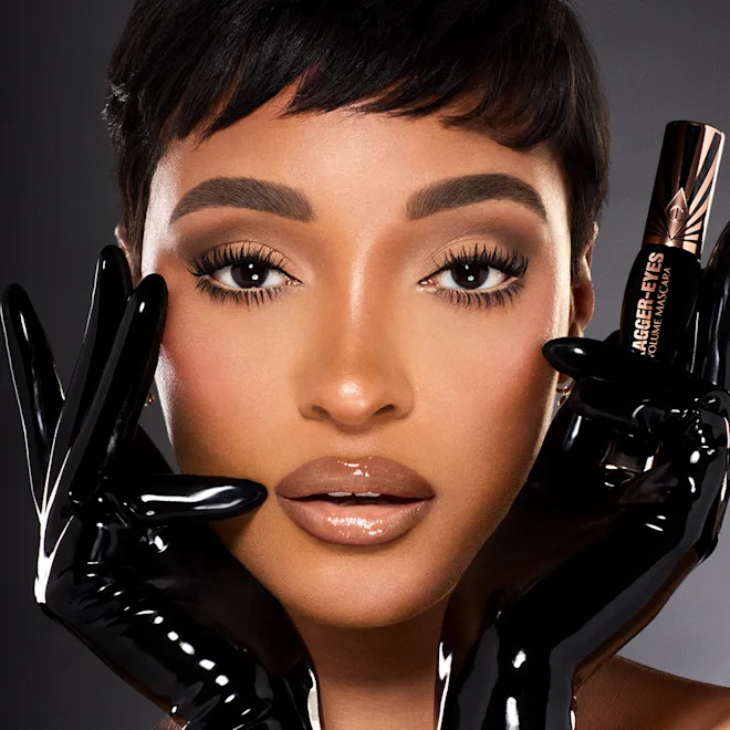 НОВИНКА Туш для подовження вій і об'єму Charlotte Tilbury EXAGGER-EYES VOLUME MASCARA EXAGGER-BLACK Volumising Mascara for Multiplied, Thicker, Fanned-Out Looking Lashes, 28-HOUR EXAGGERATED FAST VOLUME + CURL!